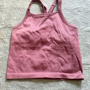 Alo Yoga Large Full Length Pink Favorite Bea Tank